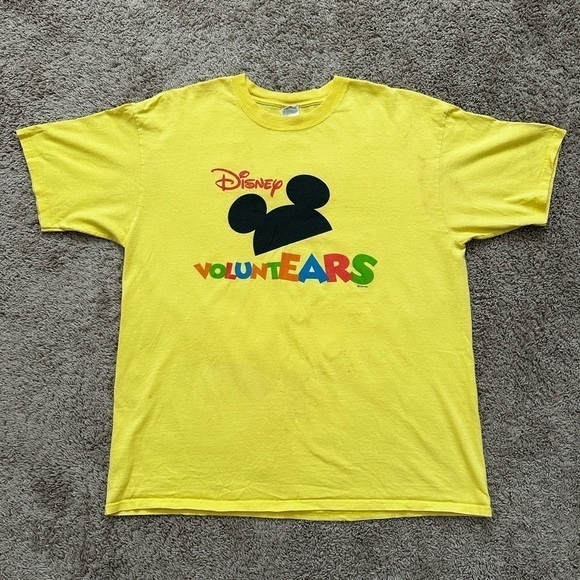 Vintage Disney UNISEX VoluntEARS T-Shirt - Picture 1 of 8